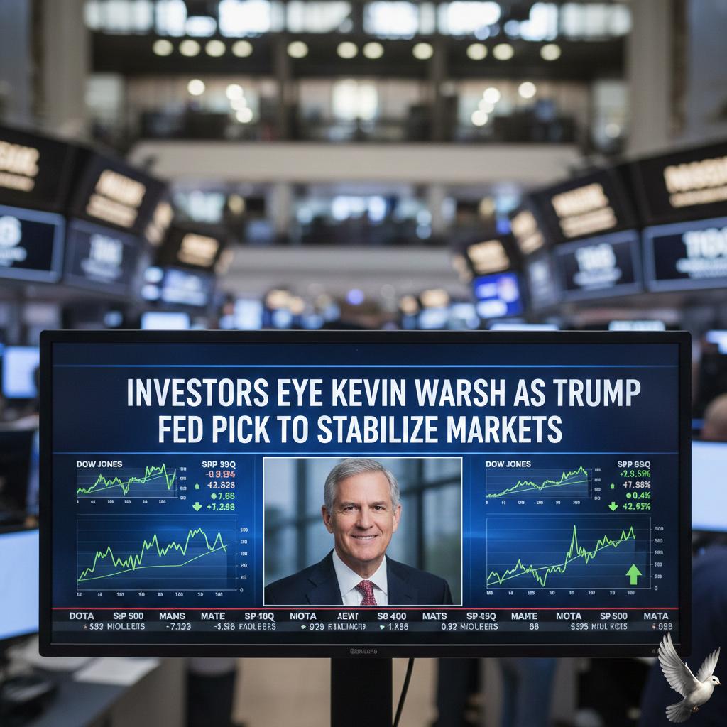 **Investors Eye Kevin Warsh as Trump Fed Pick to Stabilize Markets**