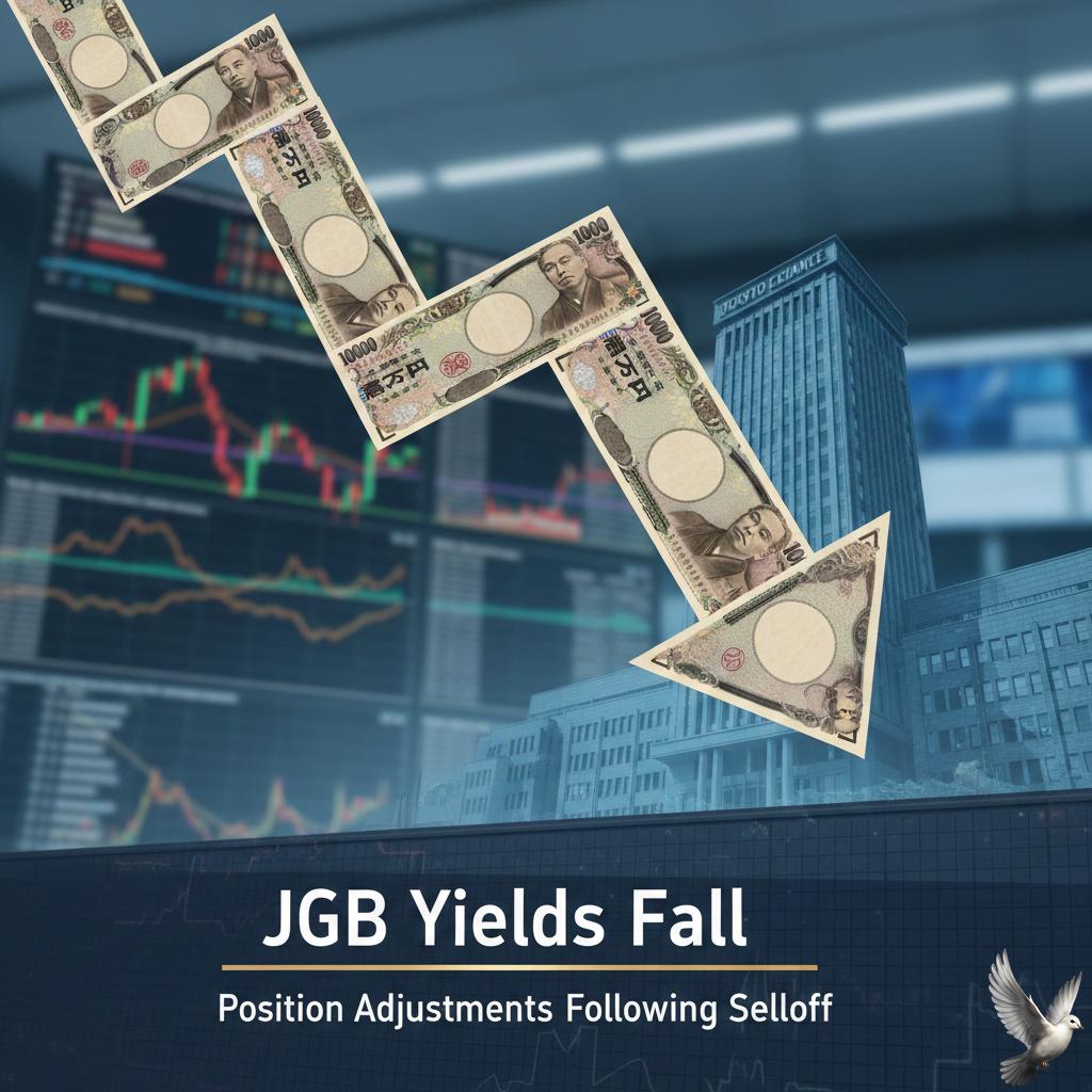 JGB Yields Fall on Position Adjustments Following Selloff
