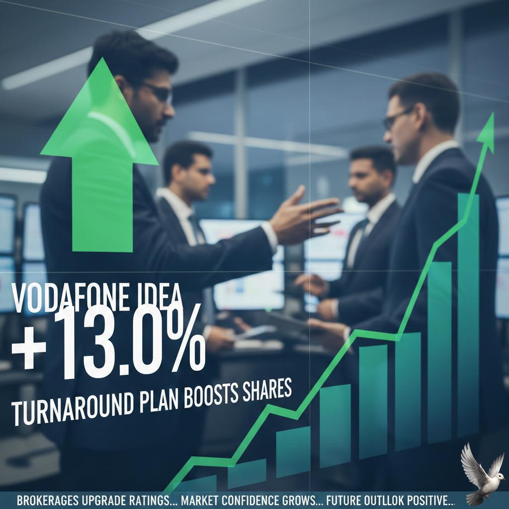 Vodafone Idea Shares Rise 13% on Turnaround Plan as Brokerages React