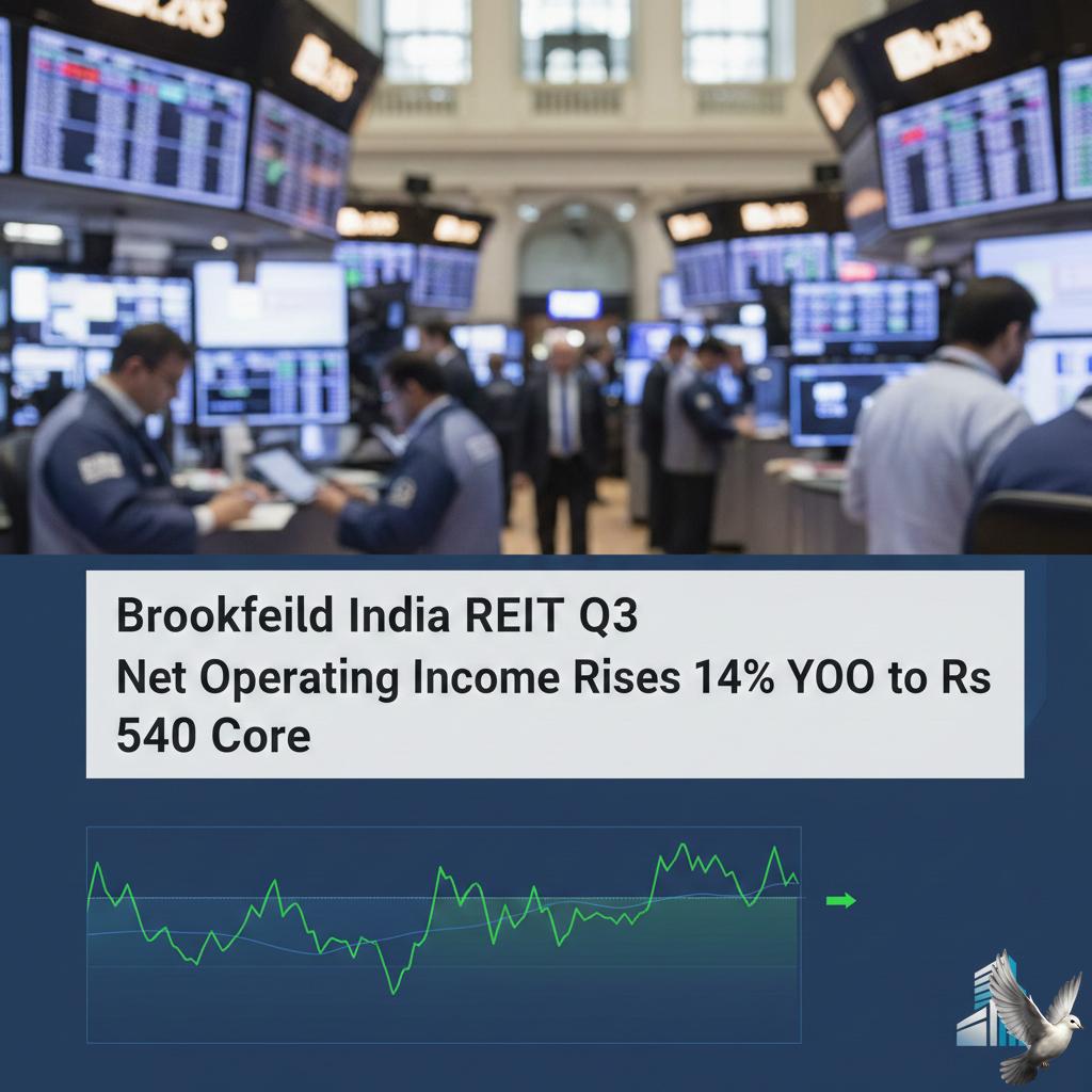 Brookfield India REIT Q3 Net Operating Income Rises 14% YoY to Rs 540 Crore
