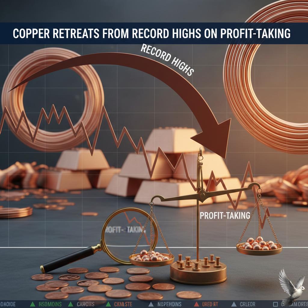 Copper Retreats From Record Highs on Profit-Taking