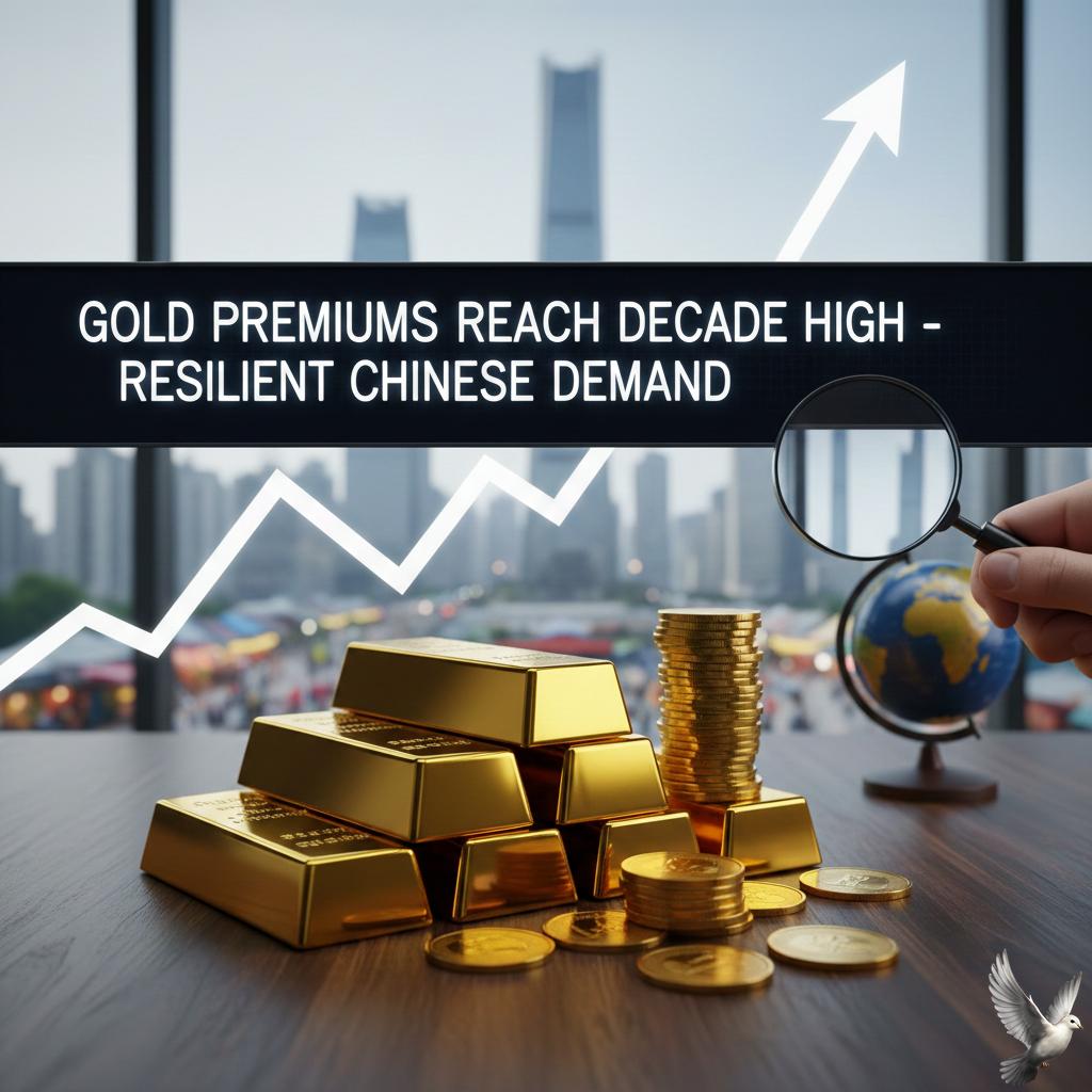 Gold Premiums Reach Decade High Amid Resilient Chinese Demand