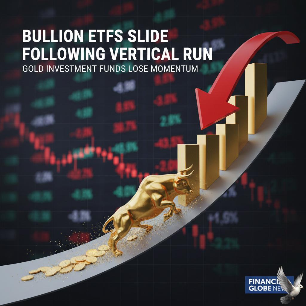 Bullion ETFs Slide Following Vertical Run