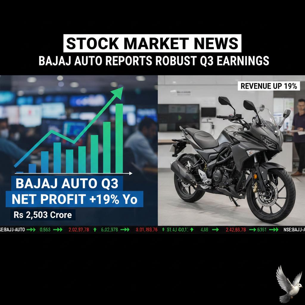 Bajaj Auto Q3 Net Profit Rises 19% YoY to Rs 2,503 Crore; Revenue Up 19%