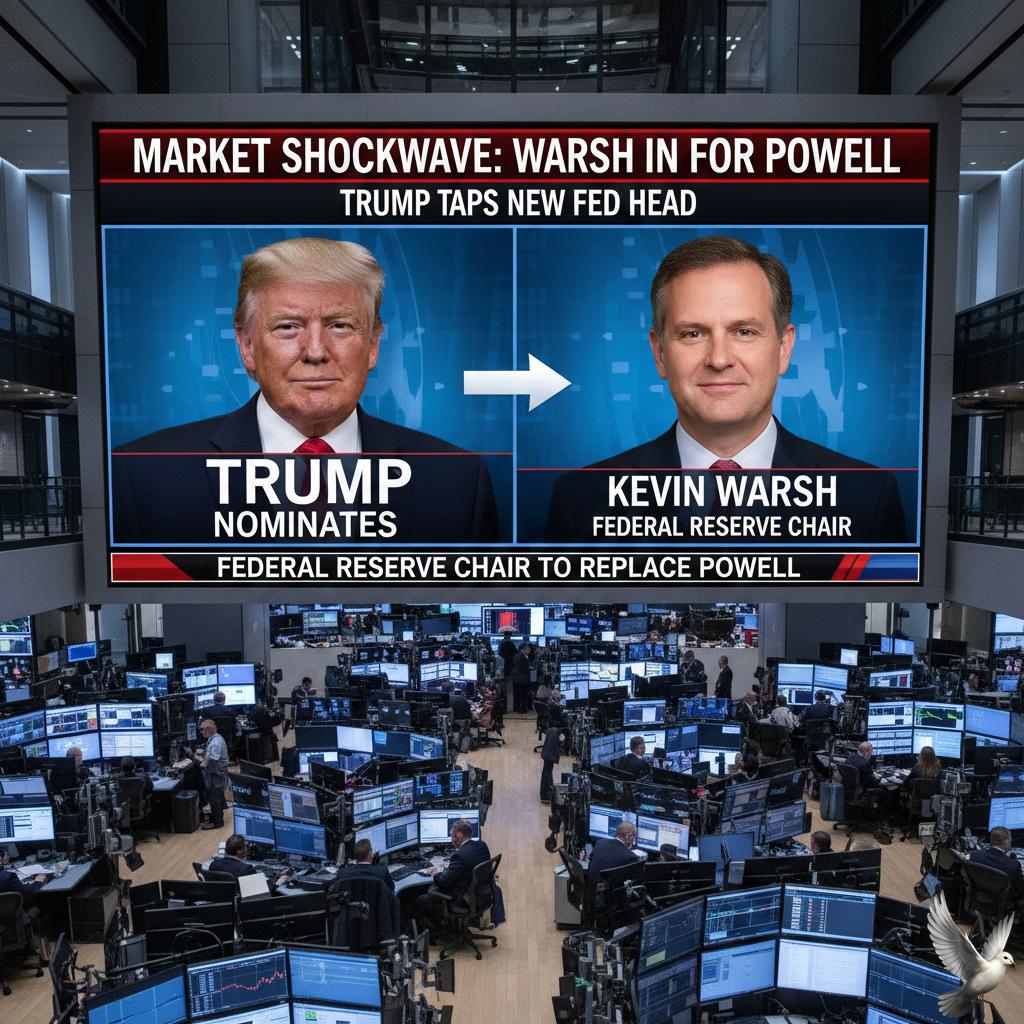 Trump Nominates Kevin Warsh as Federal Reserve Chair to Replace Powell