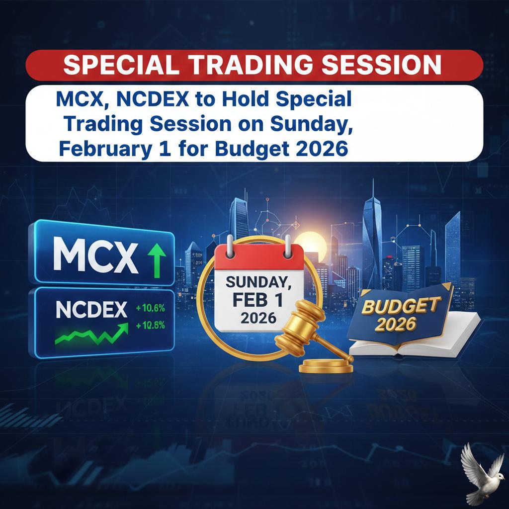 MCX, NCDEX to Hold Special Trading Session on Sunday, February 1 for Budget 2026