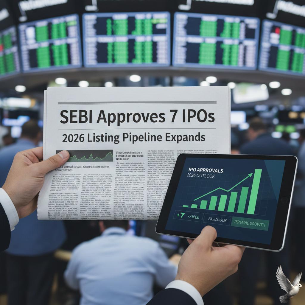 SEBI Approves 7 IPOs as 2026 Listing Pipeline Expands