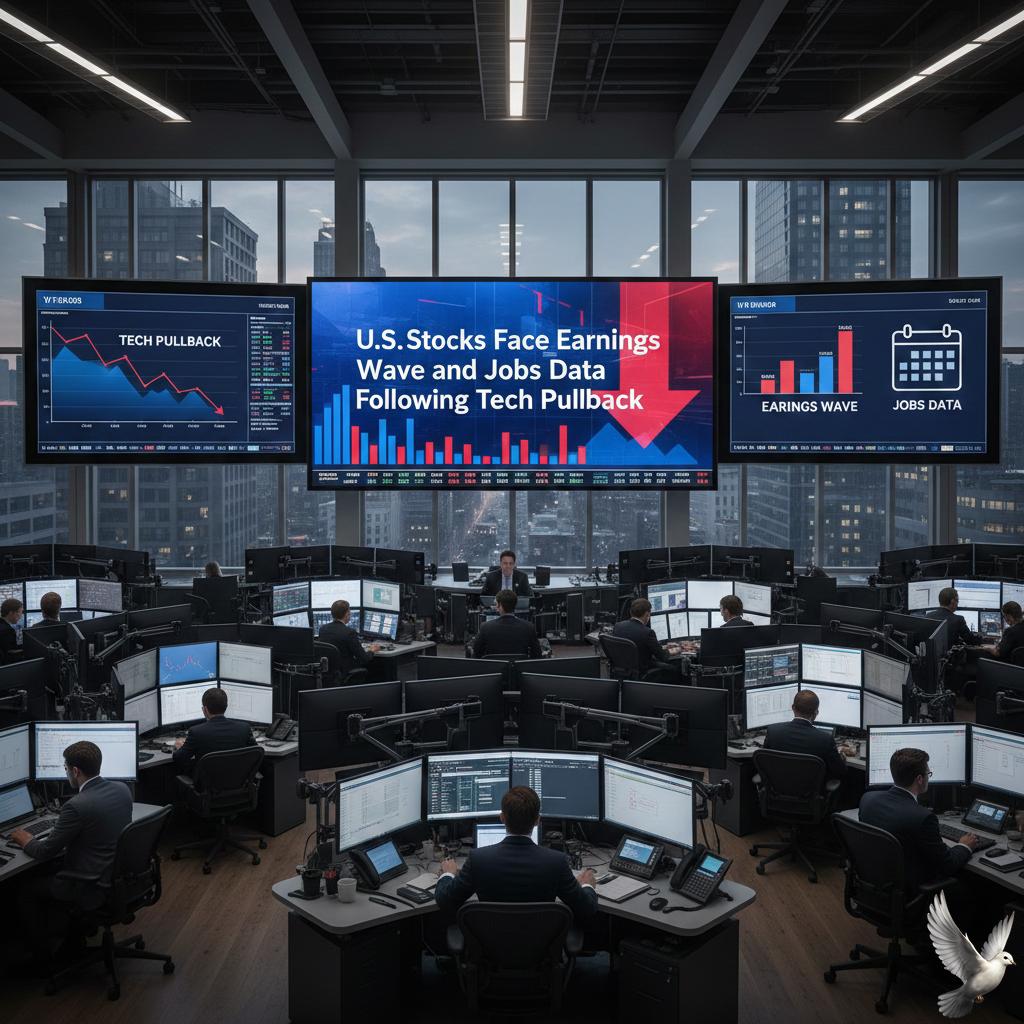 U.S. Stocks Face Earnings Wave and Jobs Data Following Tech Pullback