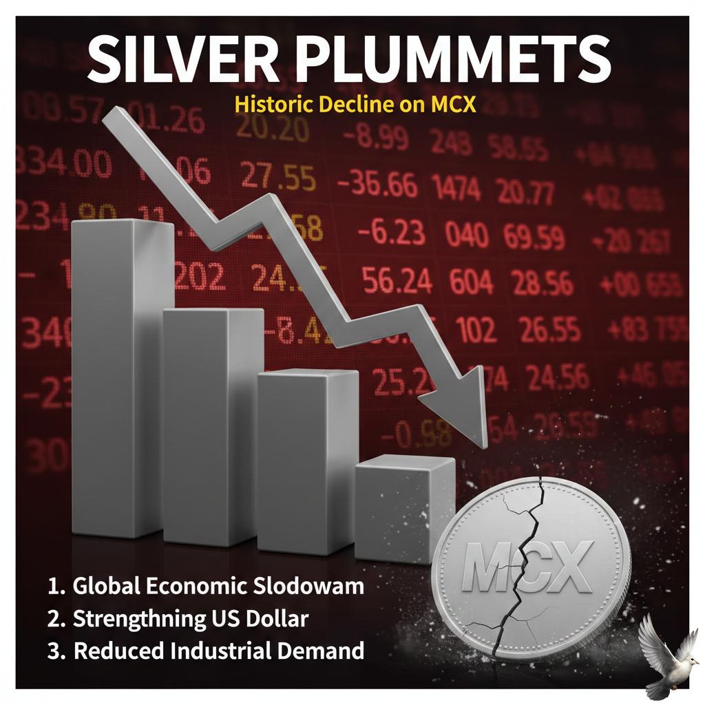 Silver Records Historic Decline on MCX; Three Factors Behind the Fall