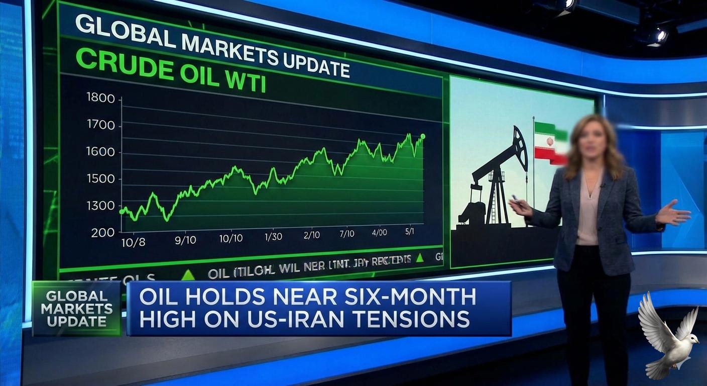 Oil Holds Near Six-Month High on US-Iran Tensions