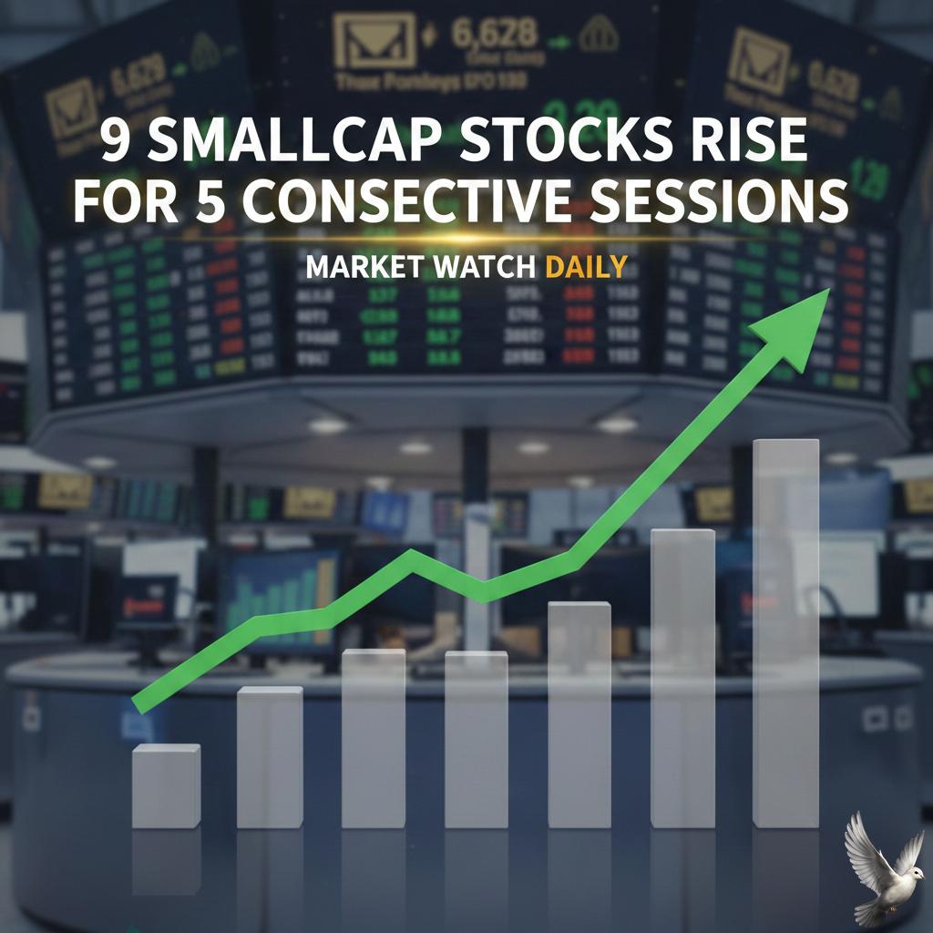 9 Smallcap Stocks Rise for 5 Consecutive Sessions