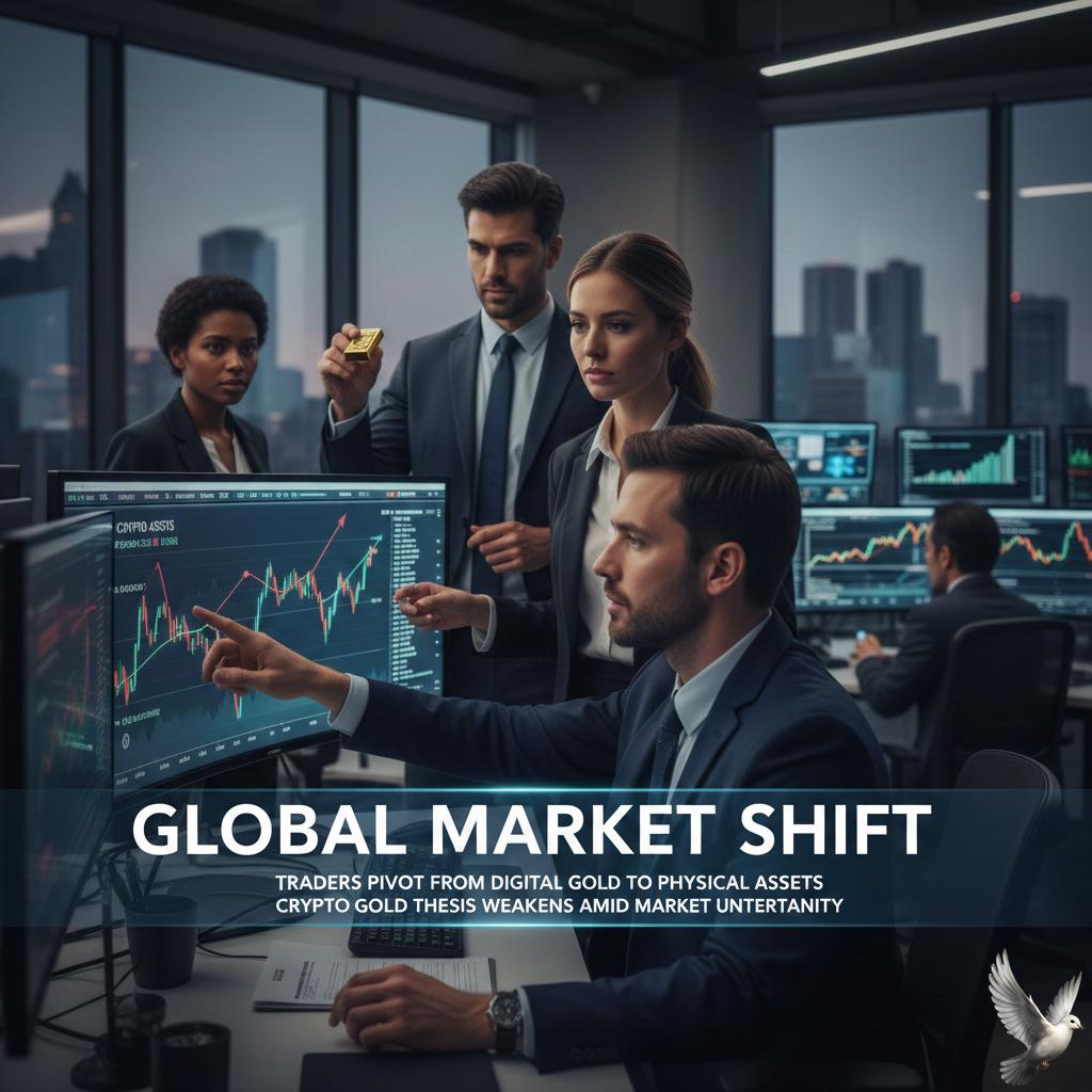 Traders Pivot from Crypto to Metals as Digital Gold Thesis Weakens