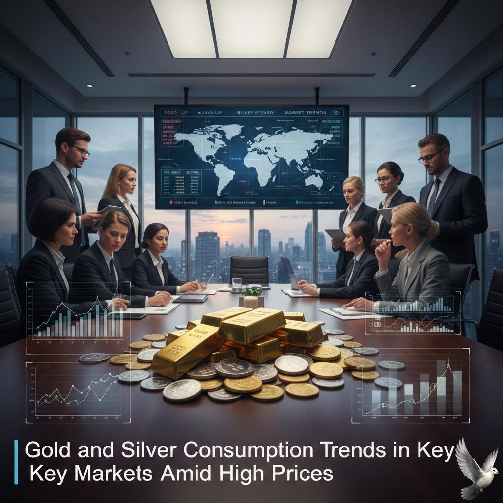 Gold and Silver Consumption Trends in Key Markets Amid High Prices