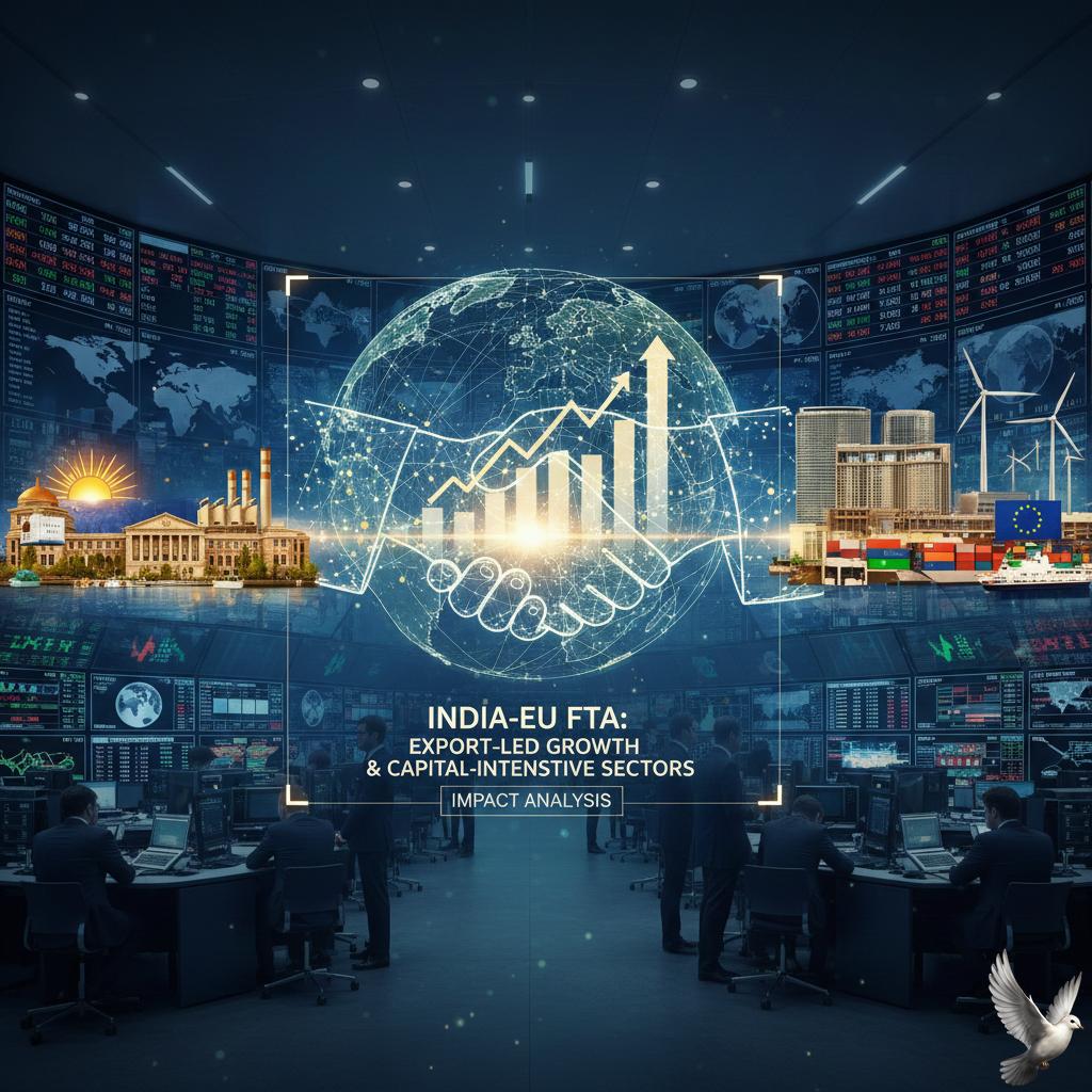 India-EU FTA Impact on Export-Led and Capital-Intensive Sectors