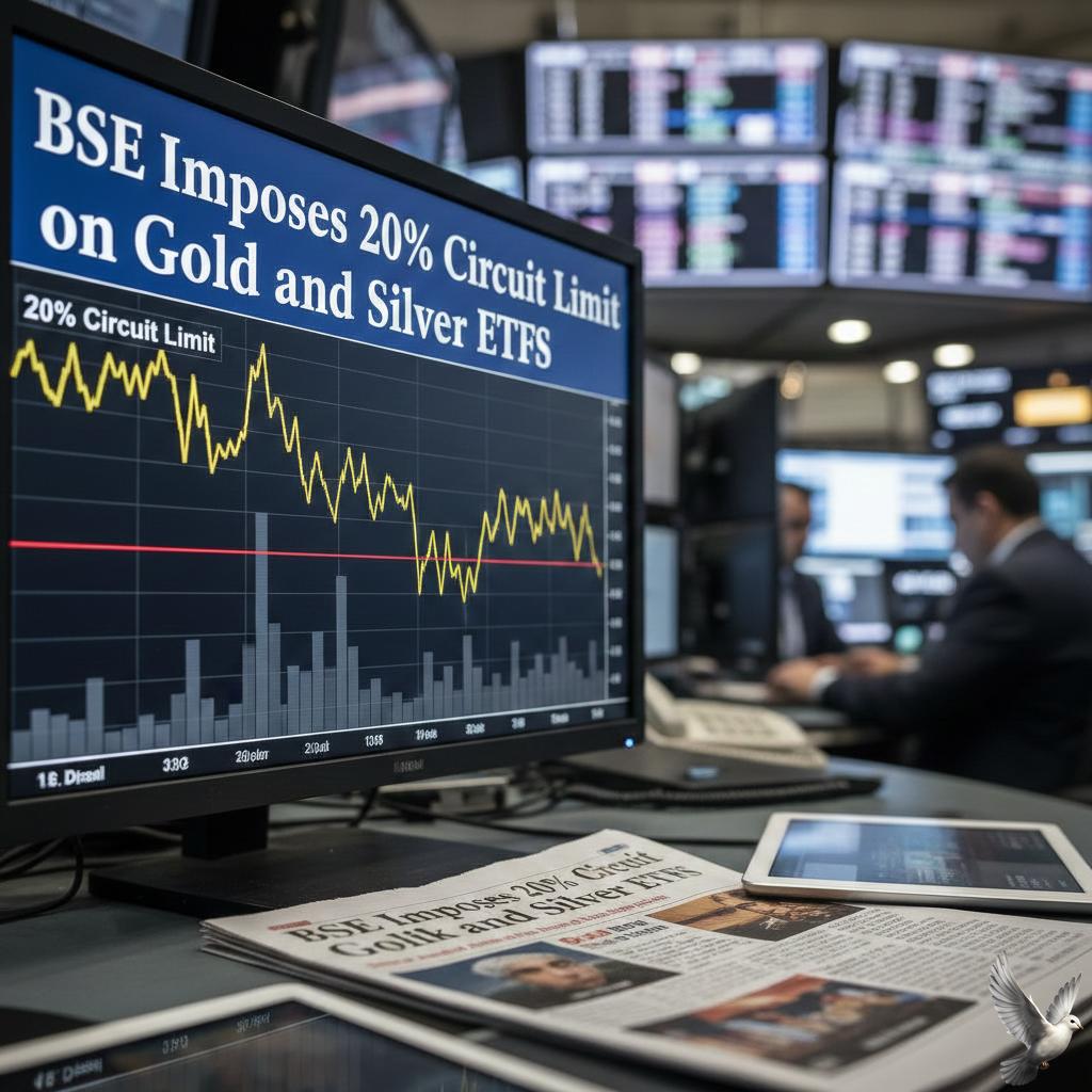 BSE Imposes 20% Circuit Limit on Gold and Silver ETFs
