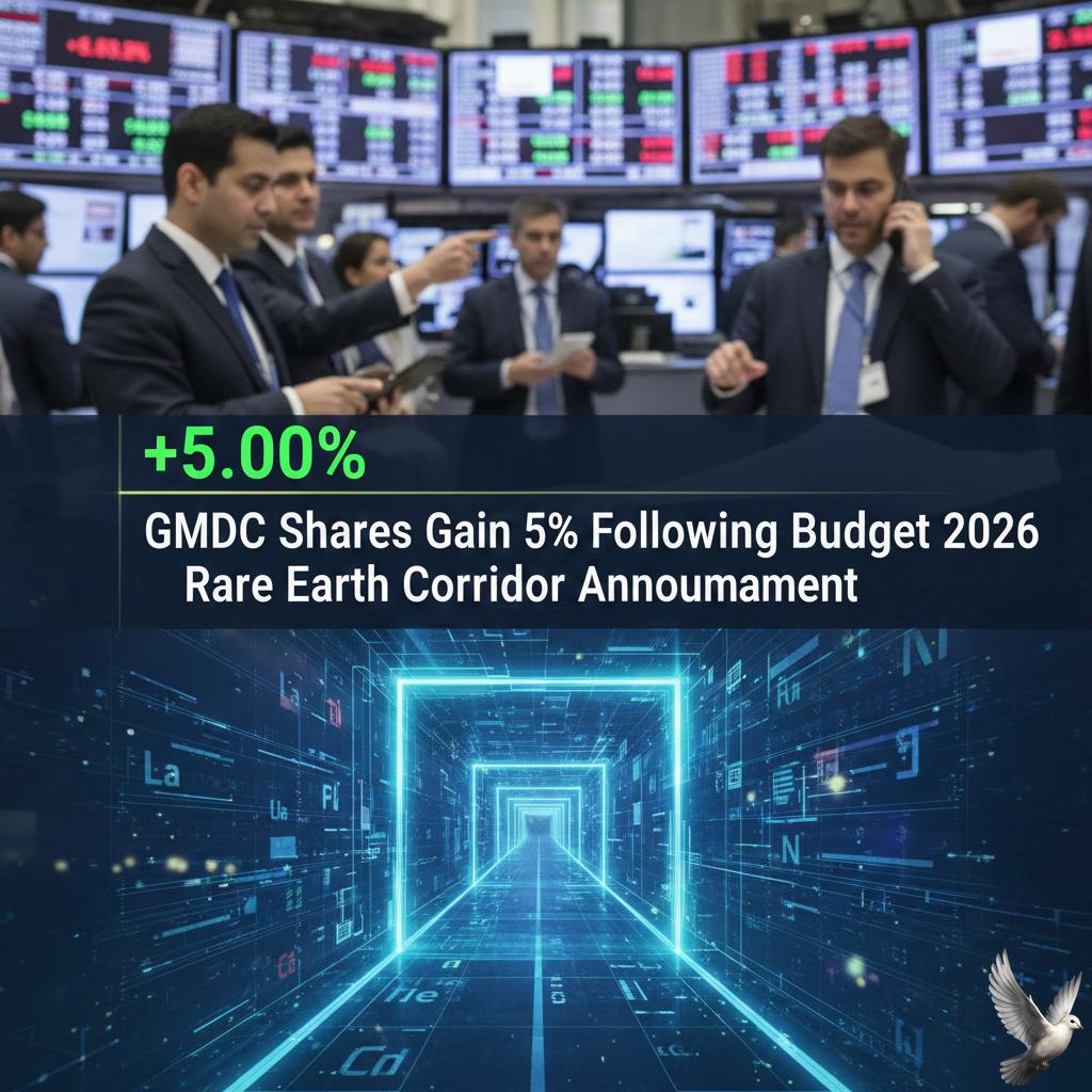 GMDC Shares Gain 5% Following Budget 2026 Rare Earth Corridor Announcement
