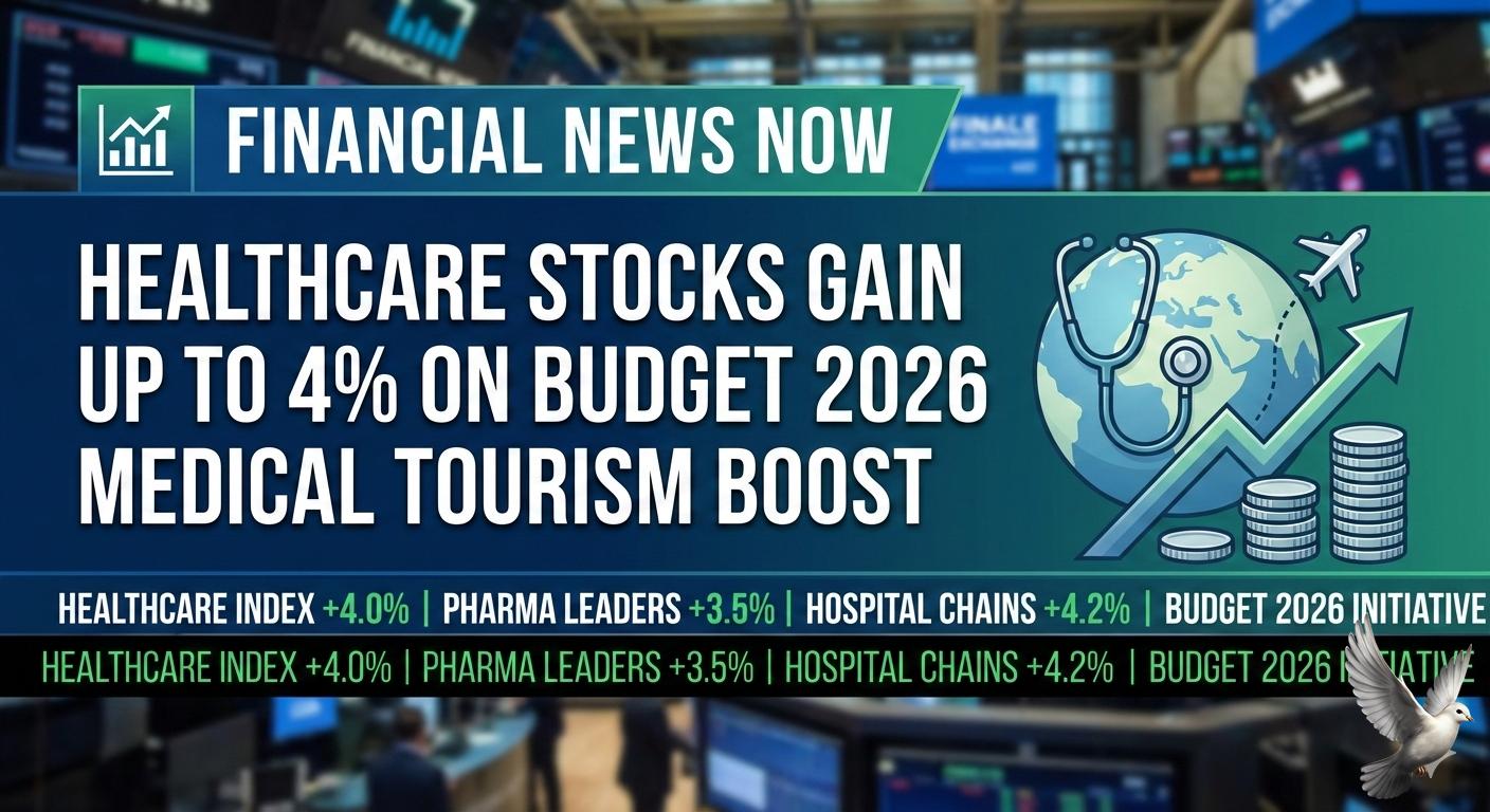 Healthcare Stocks Gain Up to 4% on Budget 2026 Medical Tourism Boost