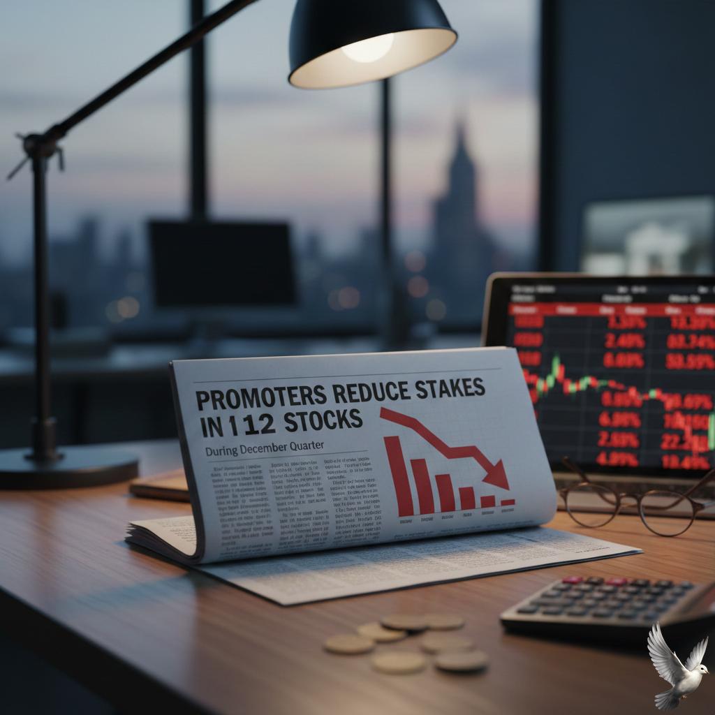 Promoters Reduce Stakes in 12 Stocks During December Quarter