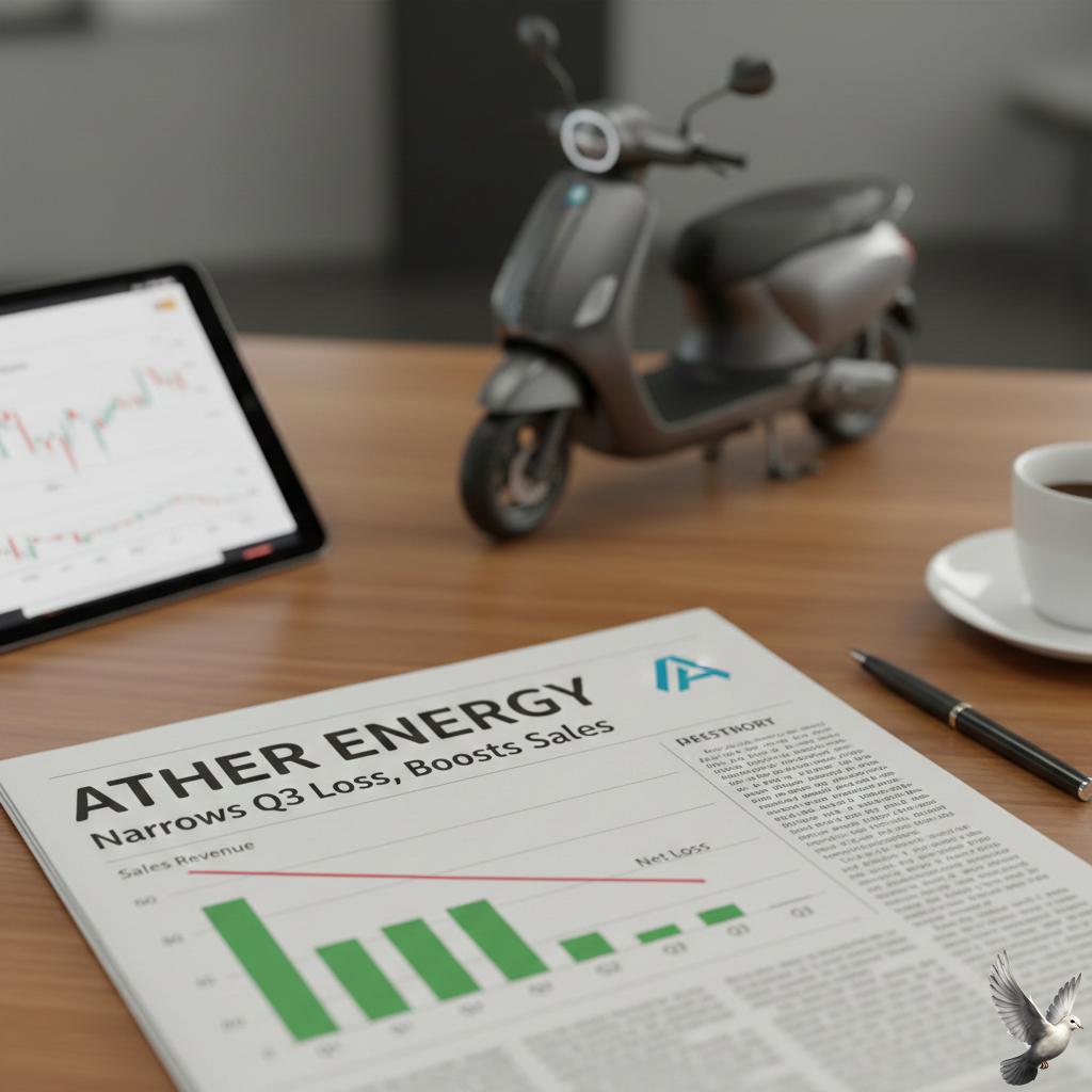Ather Energy Reports Narrowed Q3 Loss on Higher Sales