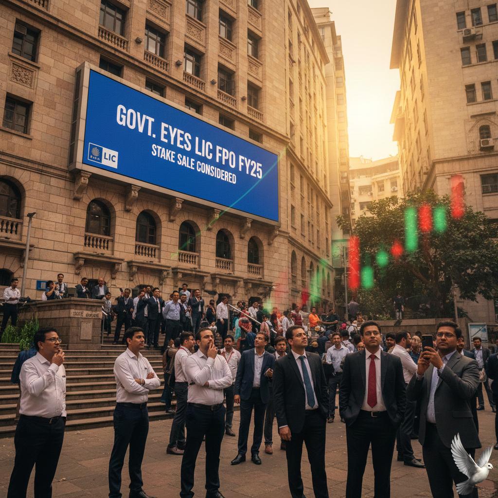 Government Considers LIC Stake Sale Via FPO Next Financial Year