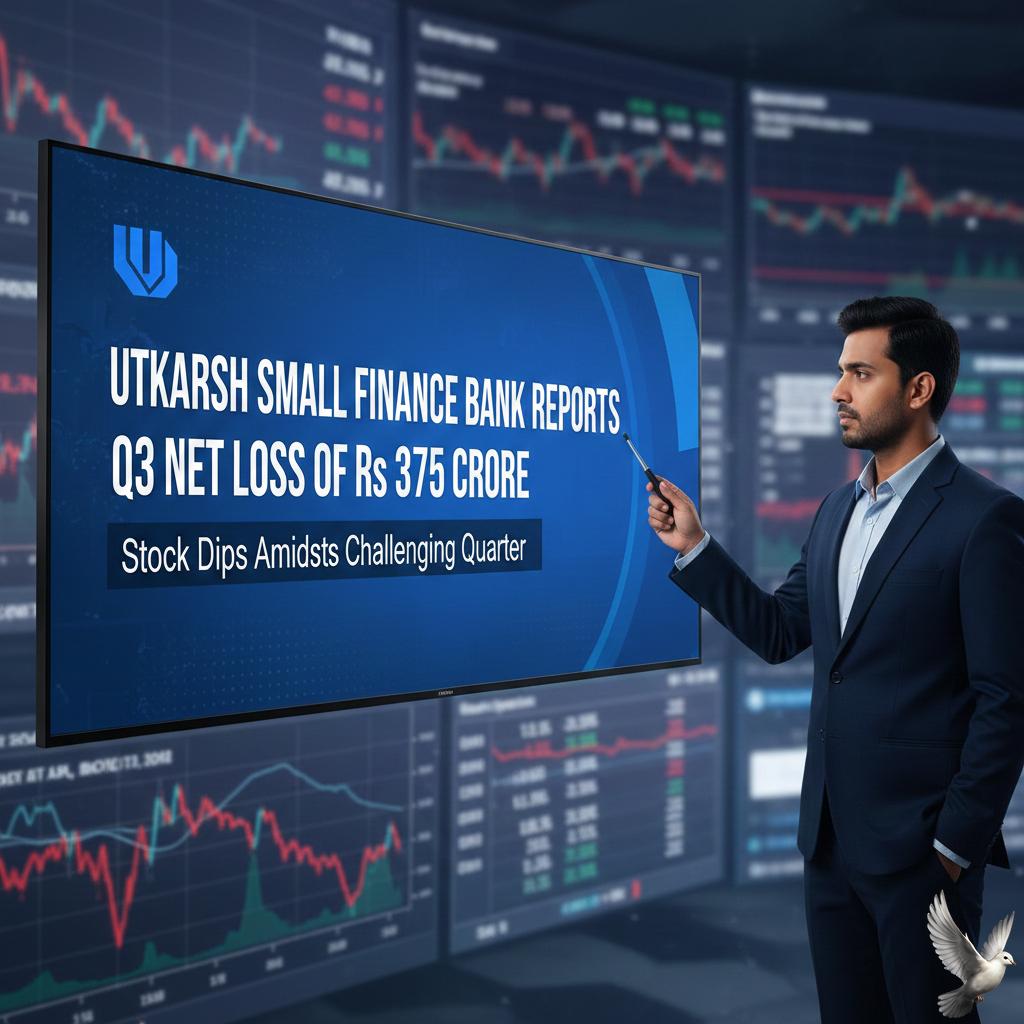 Utkarsh Small Finance Bank Reports Q3 Net Loss of Rs 375 Crore
