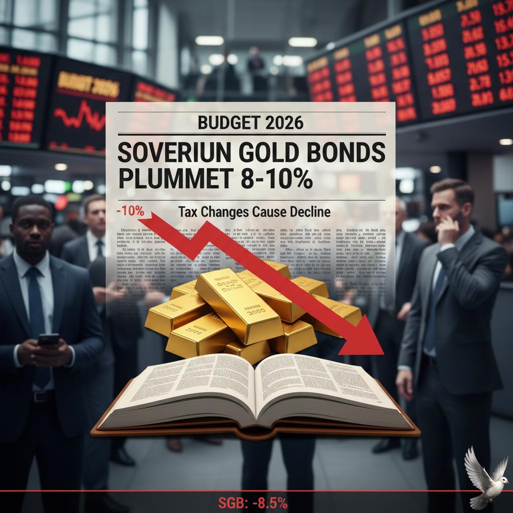 Sovereign Gold Bonds Fall 8-10% Following Budget 2026 Tax Changes
