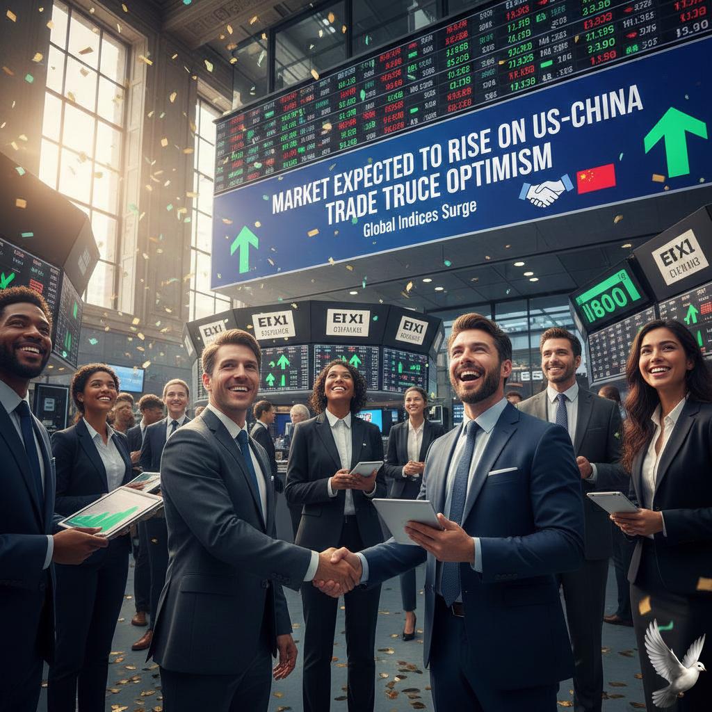 Market Expected to Rise on US-China Trade Truce Optimism