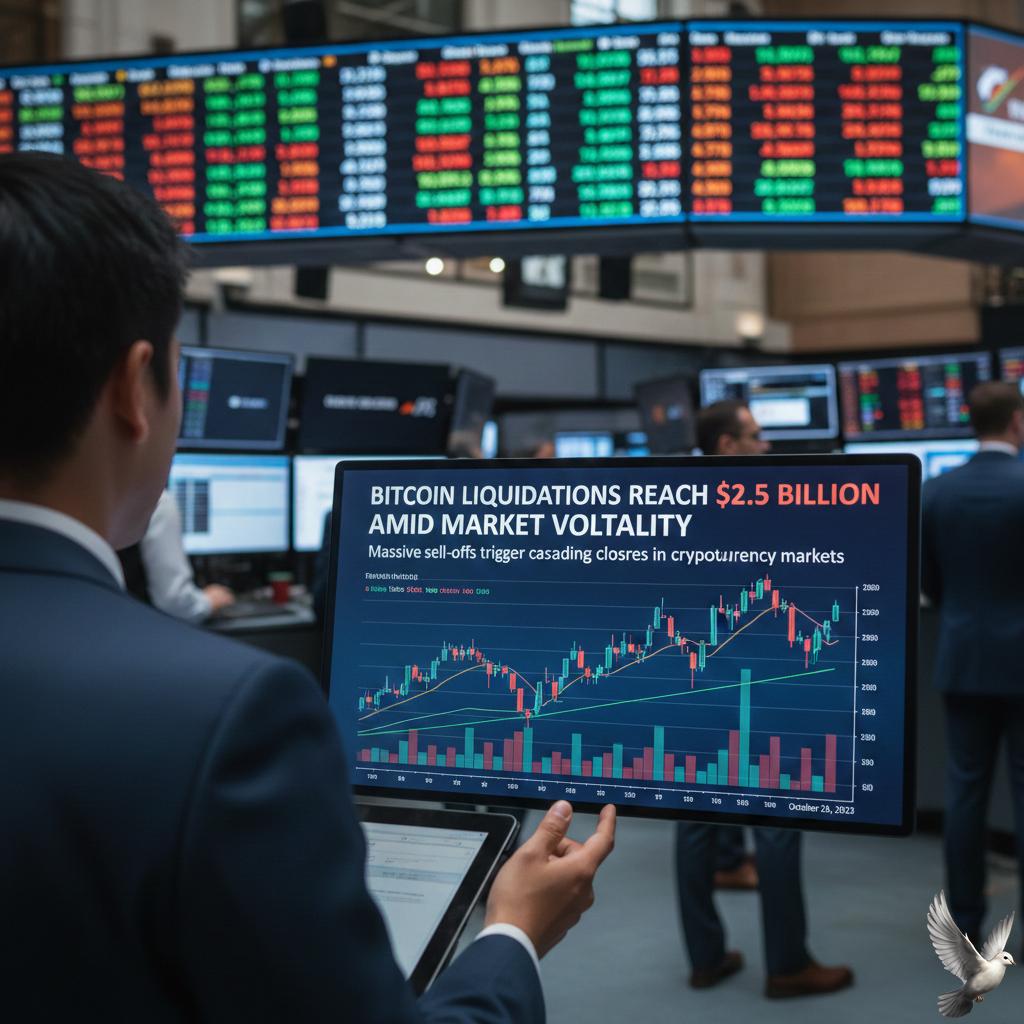 Bitcoin Liquidations Reach $2.5 Billion Amid Market Volatility