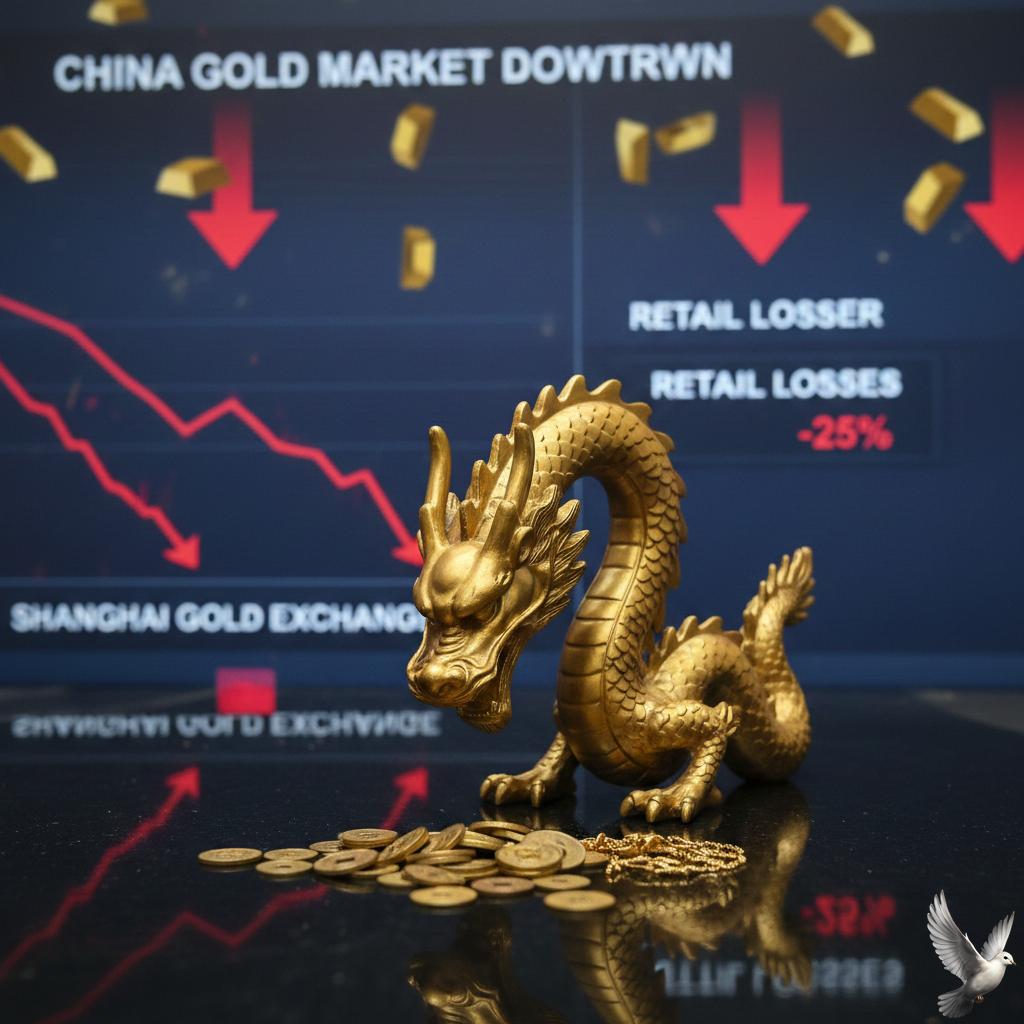 China Gold Market Downturn Highlighted by Steep Retail Losses
