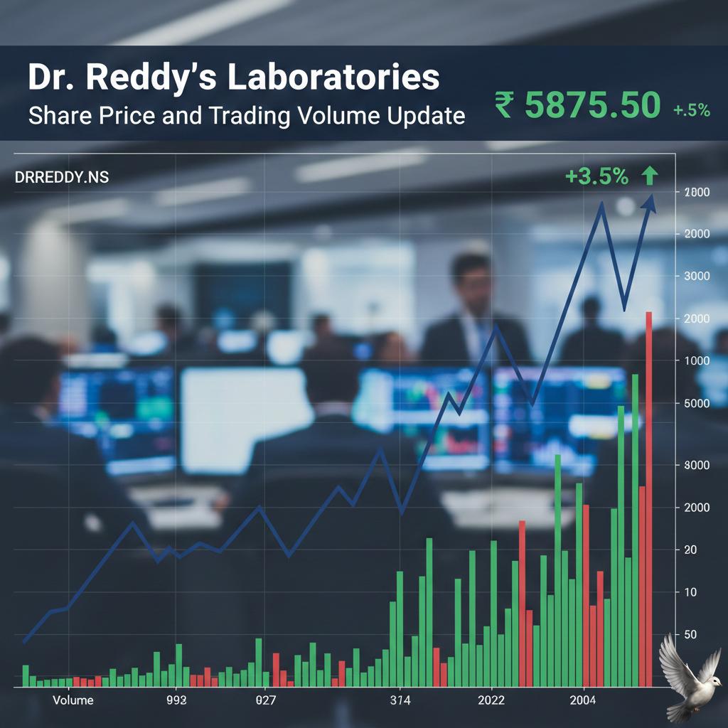 Dr. Reddy's Laboratories Share Price and Trading Volume Update
