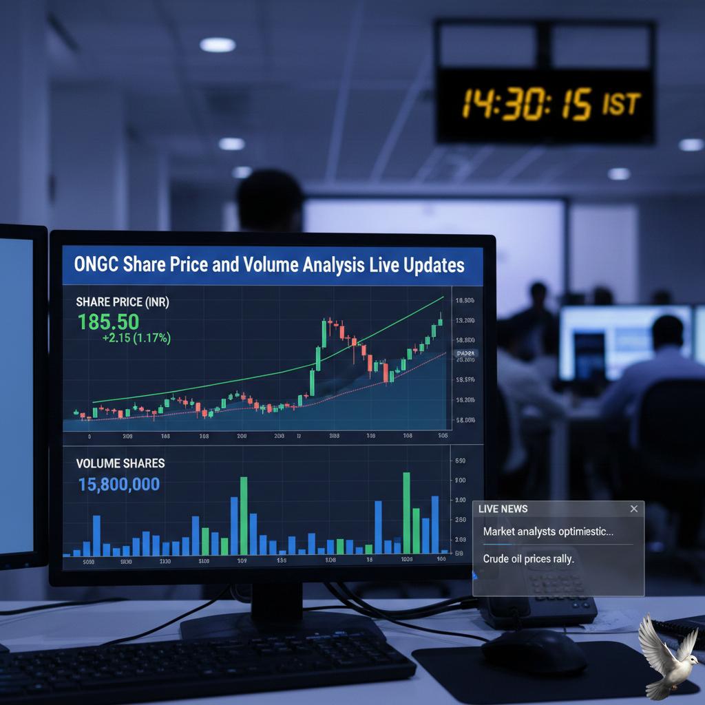 ONGC Share Price and Volume Analysis Live Updates