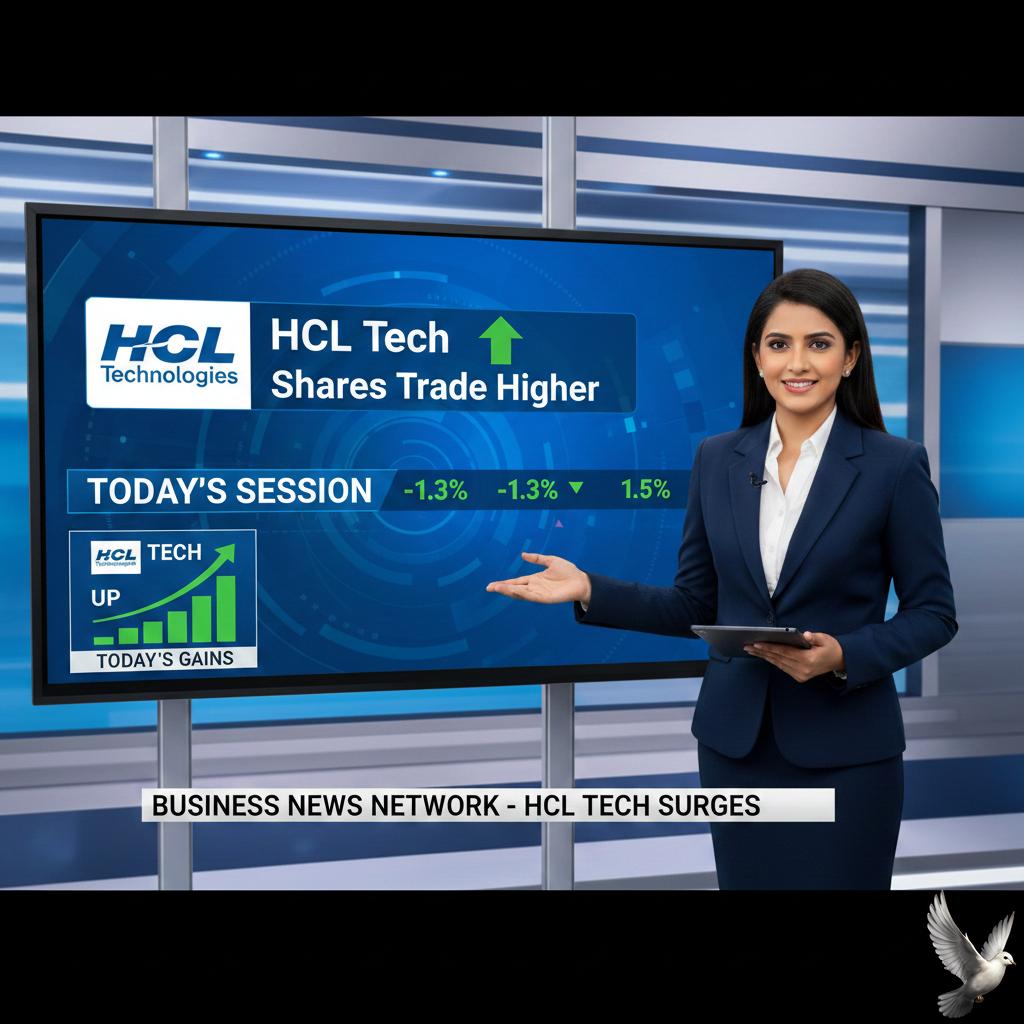 HCL Tech Shares Trade Higher in Today's Session