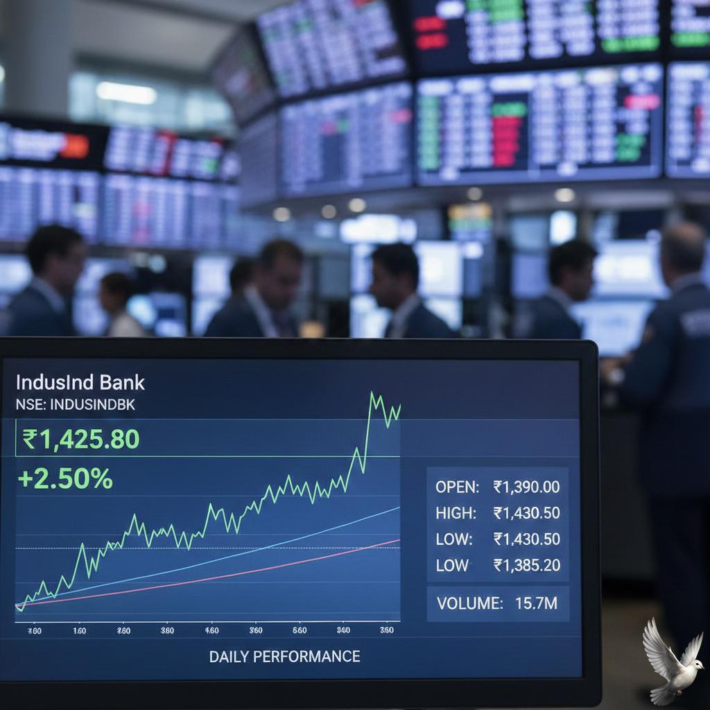 IndusInd Bank Share Price and Daily Performance