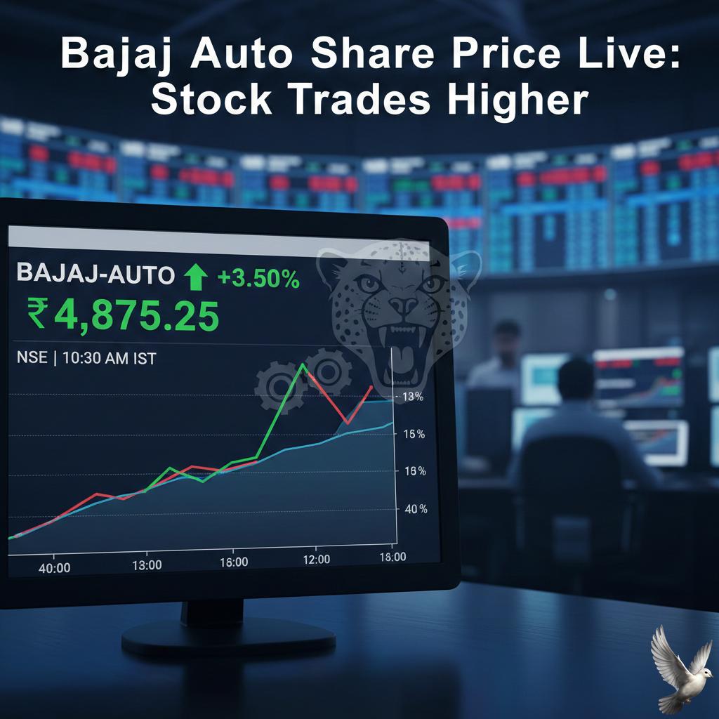 Bajaj Auto Share Price Live: Stock Trades Higher