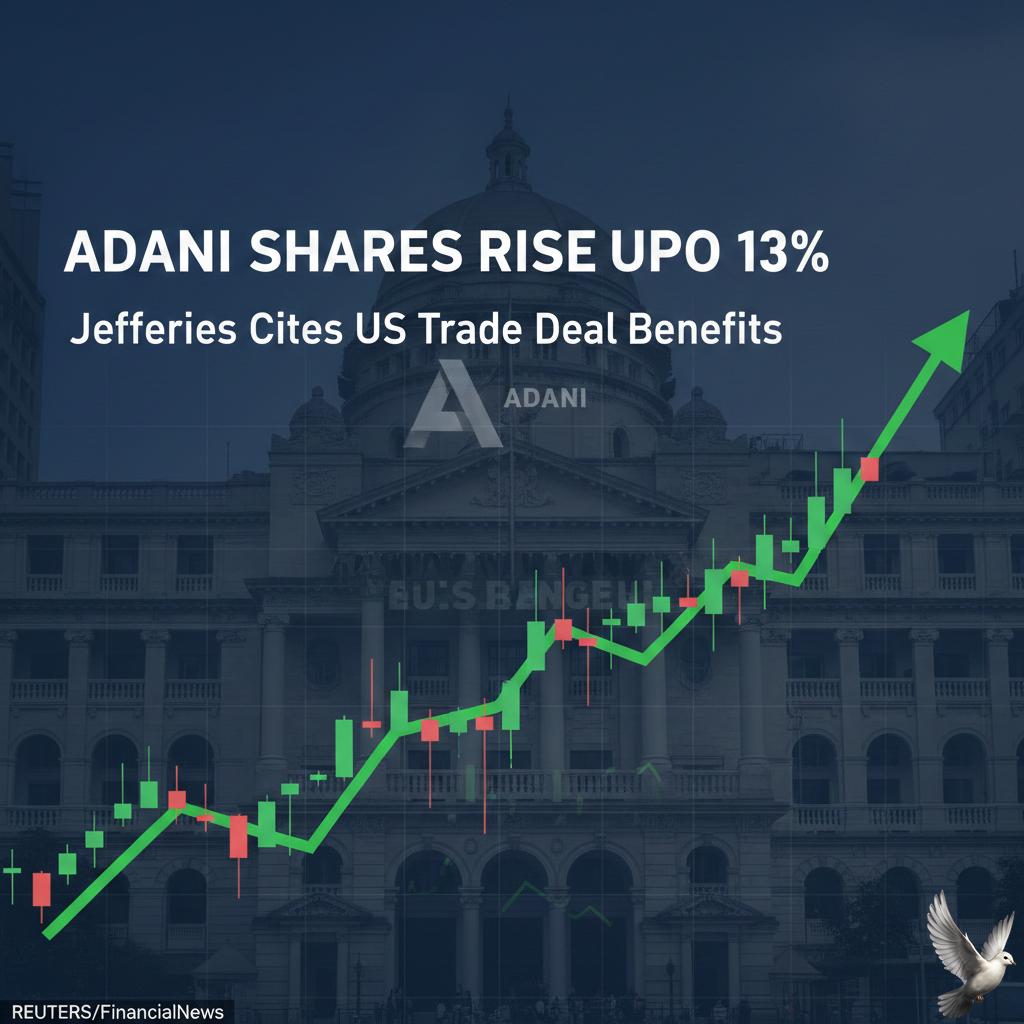 Adani Shares Rise up to 13% After Jefferies Cites US Trade Deal Benefits