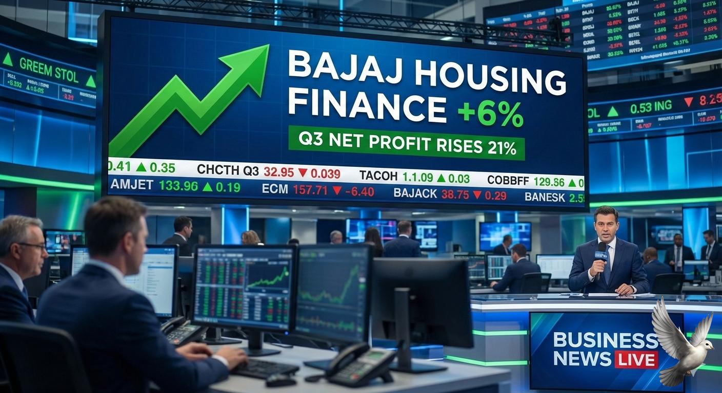 Bajaj Housing Finance Shares Gain 6% on 21% Rise in Q3 Net Profit