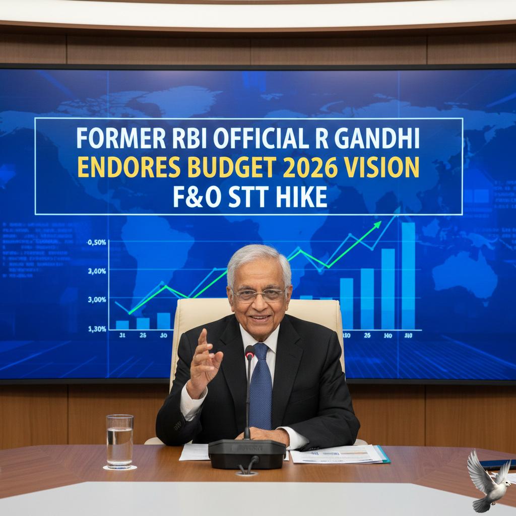 Former RBI Official R Gandhi Endorses Budget 2026 Vision and F&O STT Hike