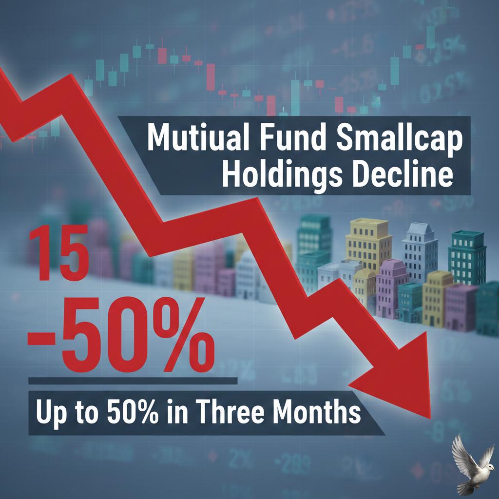 15 Mutual Fund Smallcap Holdings Decline Up to 50% in Three Months