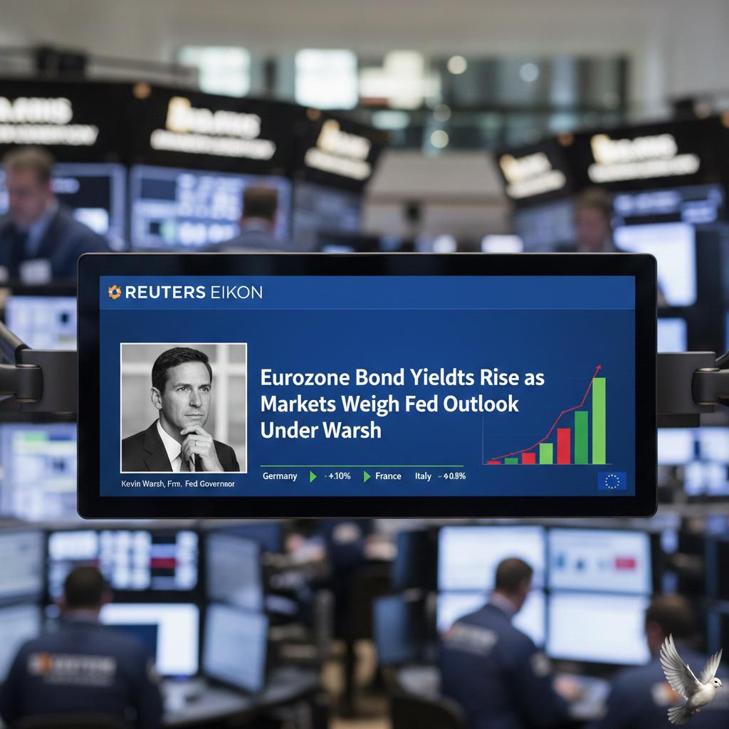 Eurozone Bond Yields Rise as Markets Weigh Fed Outlook Under Warsh