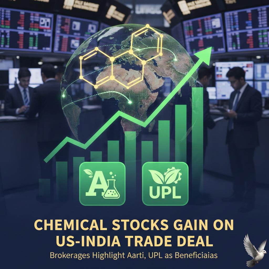 Chemical Stocks Gain on US-India Trade Deal; Brokerages Highlight Aarti, UPL as Beneficiaries