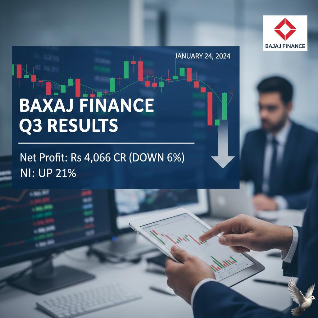 Bajaj Finance Q3 Net Profit Falls 6% to Rs 4,066 Crore, NII Rises 21%