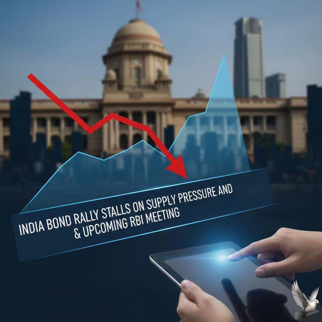 India Bond Rally Stalls on Supply Pressure and Upcoming RBI Meeting