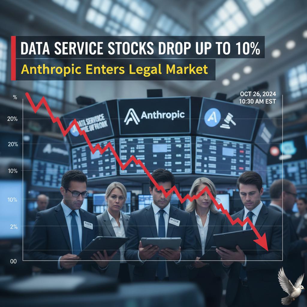 Data Service Stocks Drop Up to 10% as Anthropic Enters Legal Market