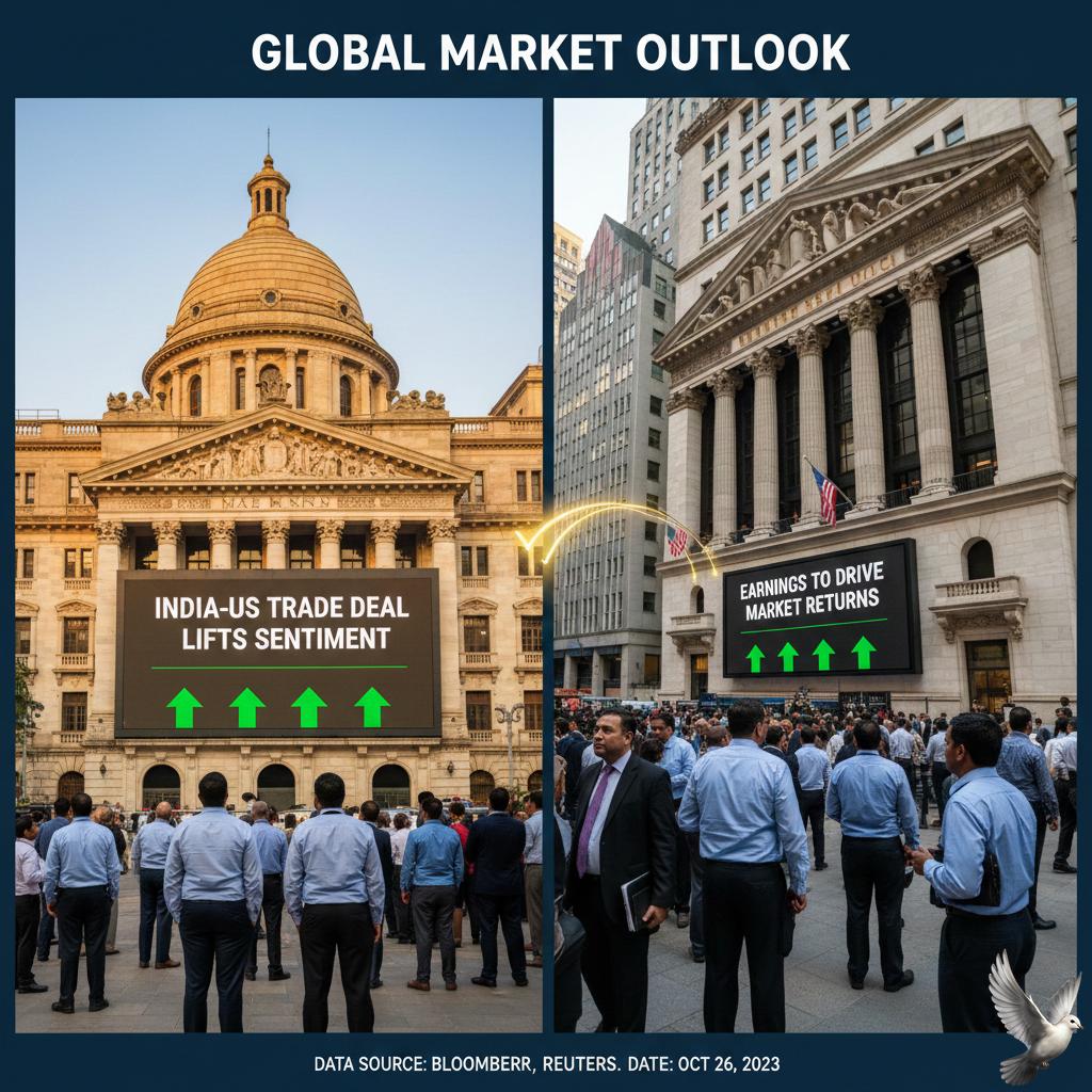 India–US Trade Deal Lifts Sentiment, Though Earnings to Drive Market Returns