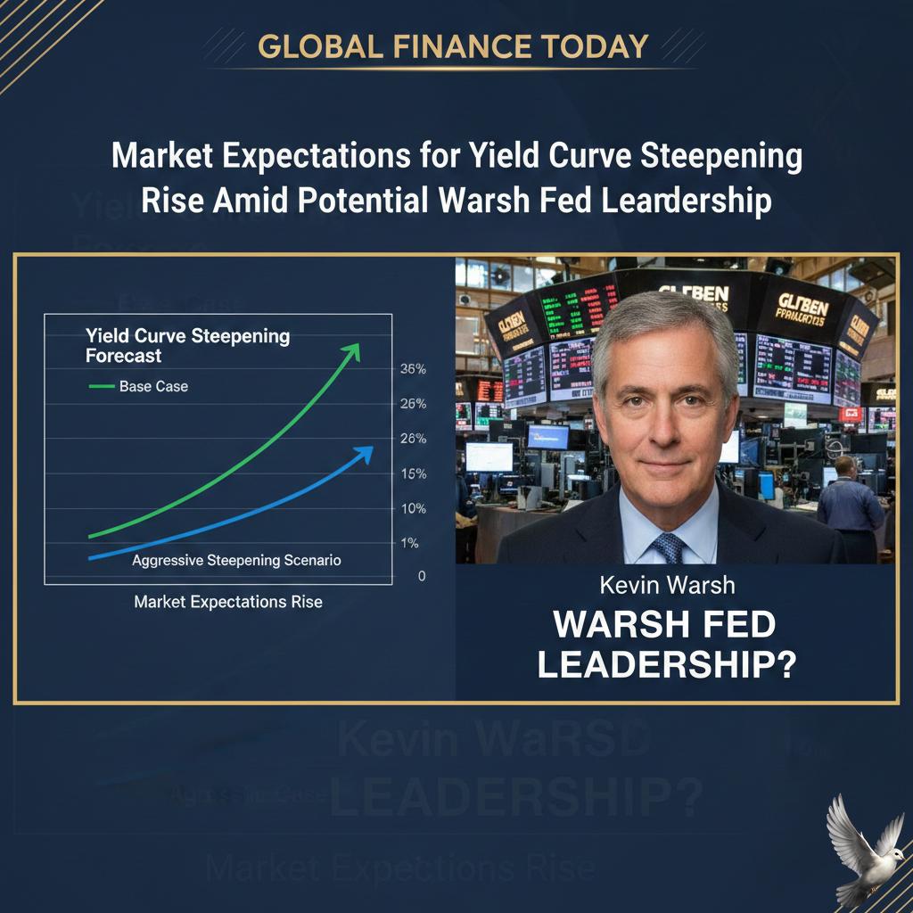 Market Expectations for Yield Curve Steepening Rise Amid Potential Warsh Fed Leadership