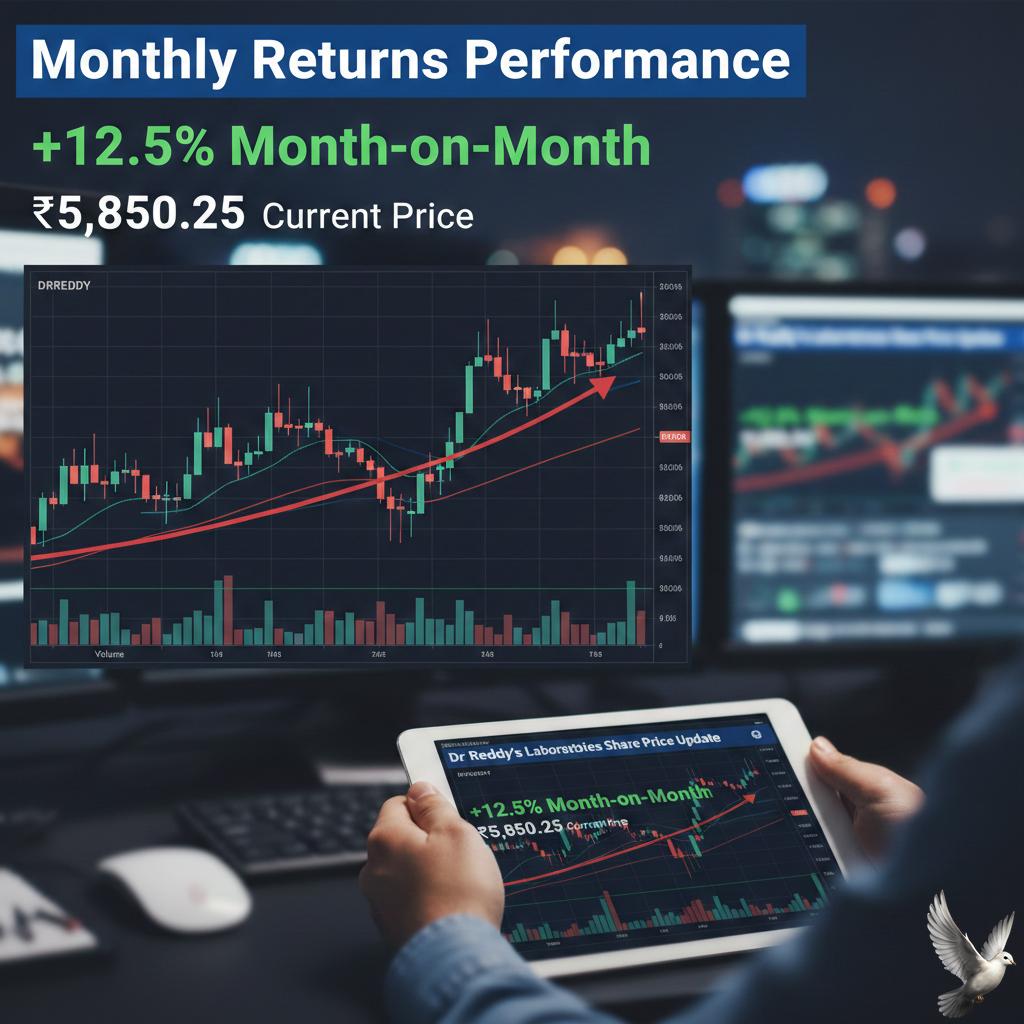 Dr Reddy's Laboratories Share Price Update: Monthly Returns Performance