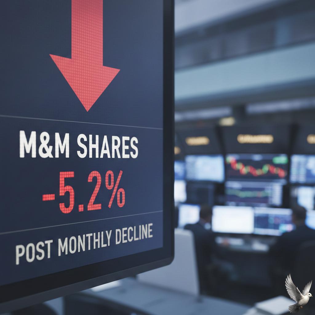 M&M Shares Post Monthly Decline