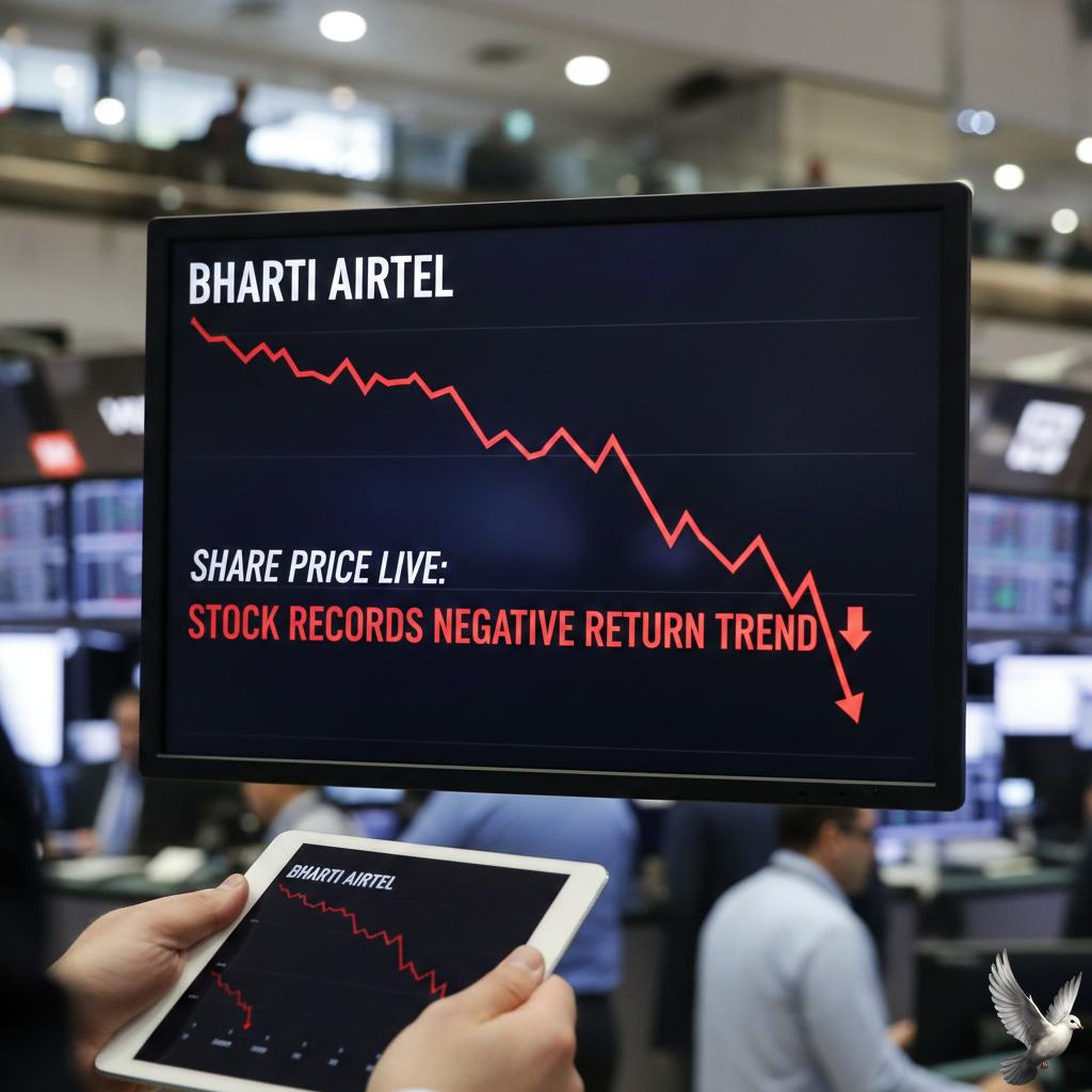 Bharti Airtel Share Price Live: Stock Records Negative Return Trend