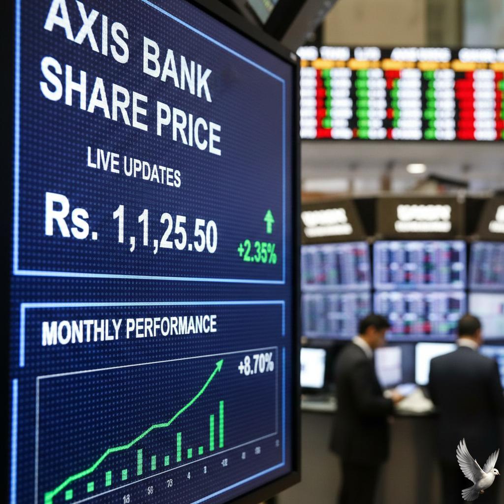 Axis Bank Share Price: Live Updates and Monthly Performance