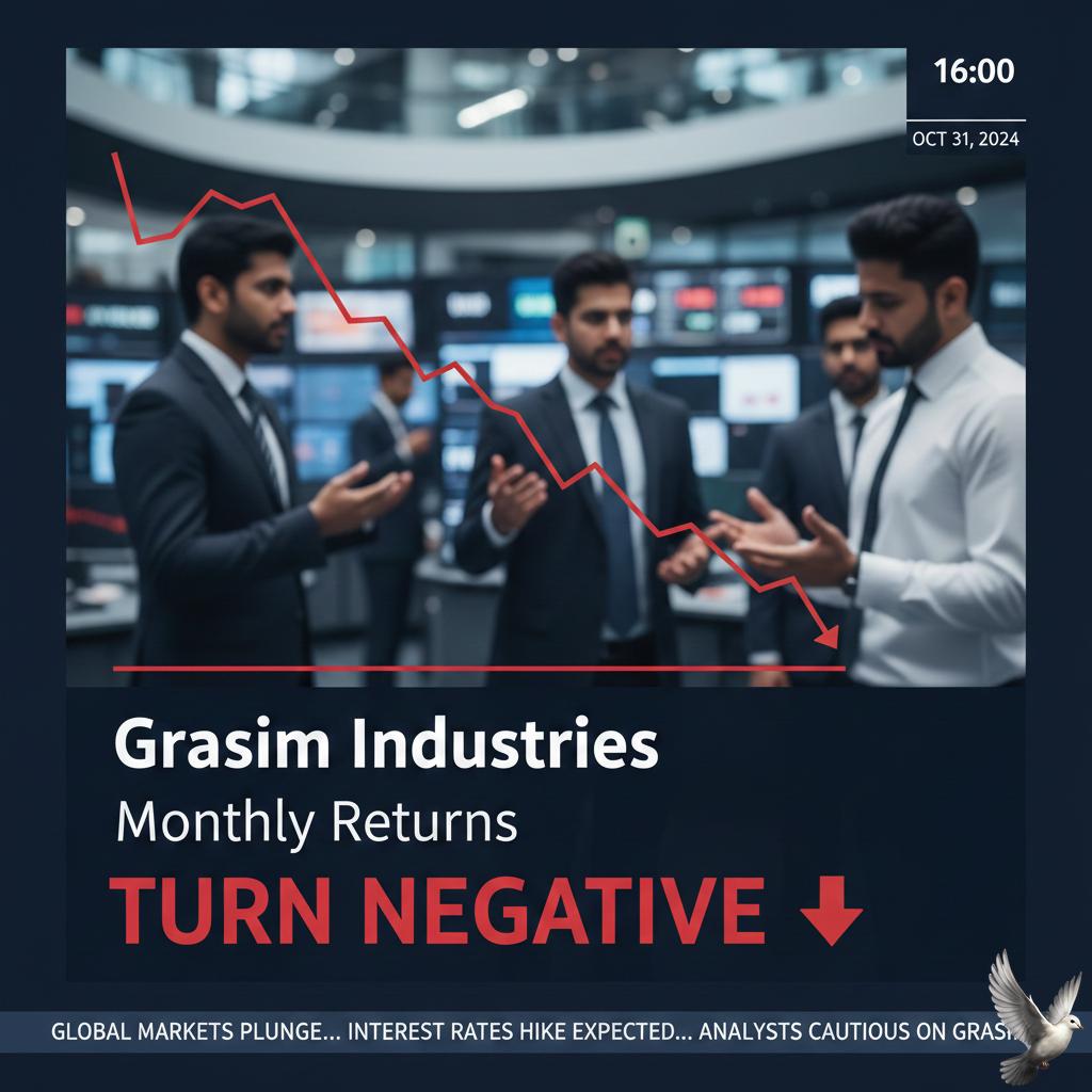 Grasim Industries Monthly Returns Turn Negative